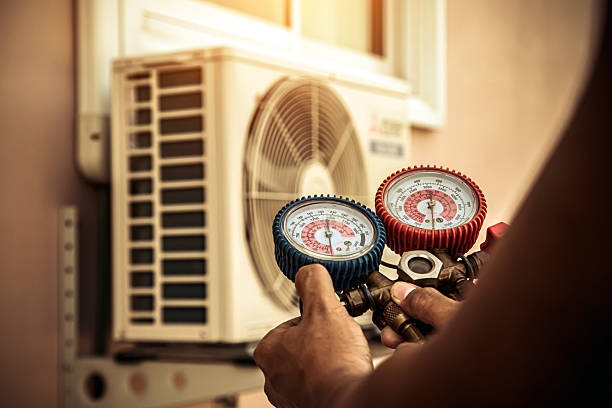 Professional Hvac Installation technician working in Bound Brook, NJ